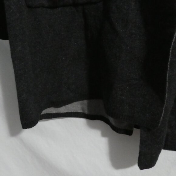 DYNAMITE | medium | Charcoal Long Sleeve Open Front Cardigan With Pockets | NWT - Picture 8 of 16